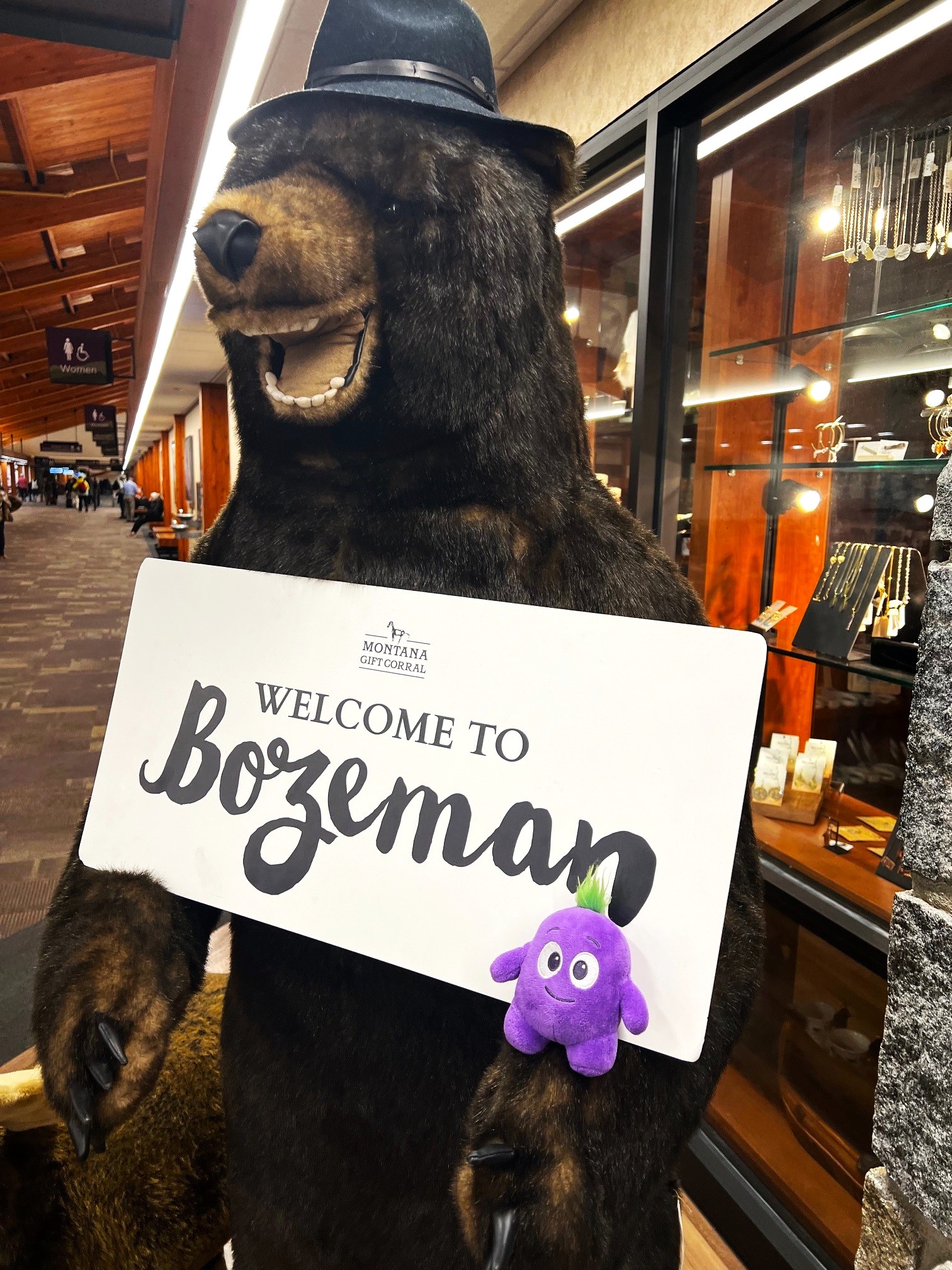 Statue next to Wyatt