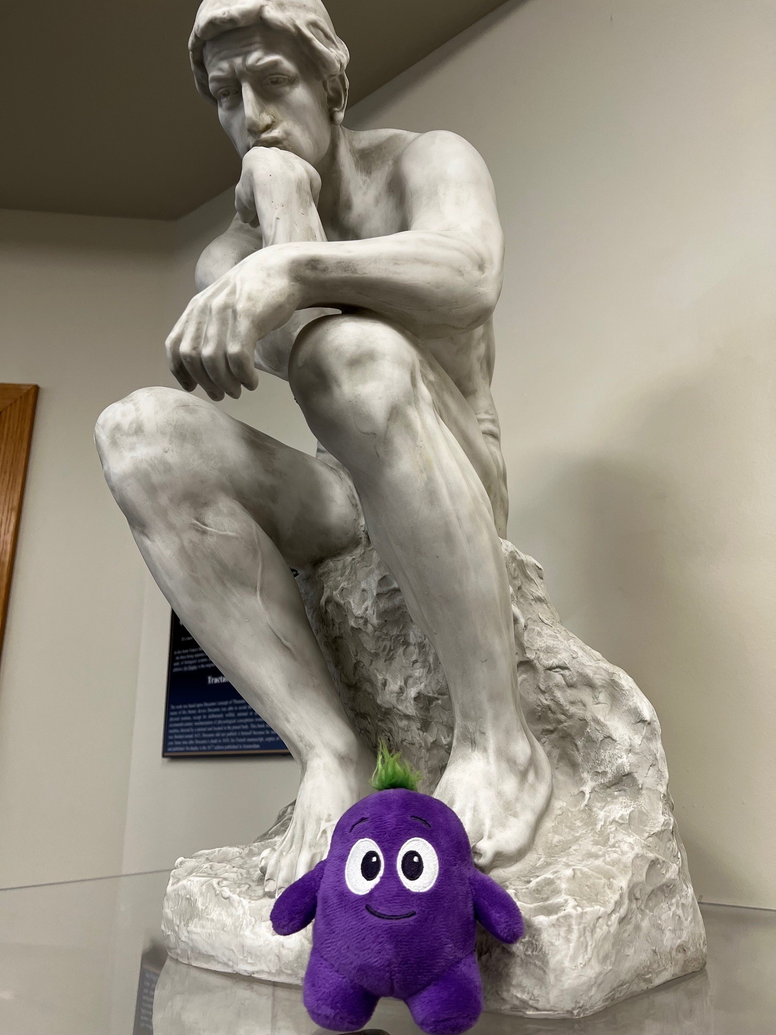 Statue next to Wyatt